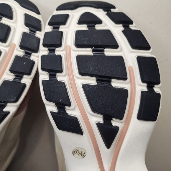 Tory Burch Good Luck Trainer Sneakers Pick Tan Suede Shoes Womens Size 6.5 - Picture 13 of 16